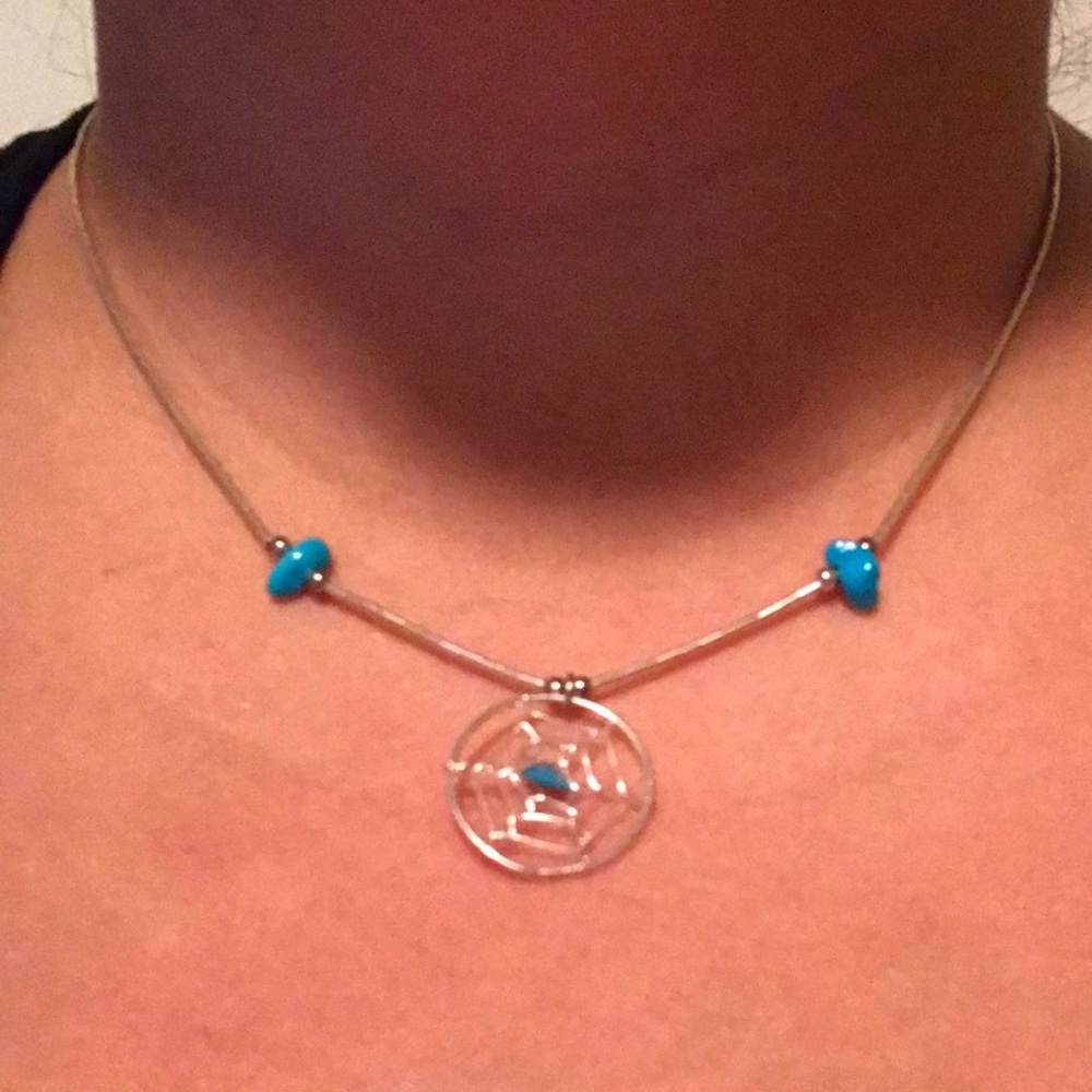 Blue necklace